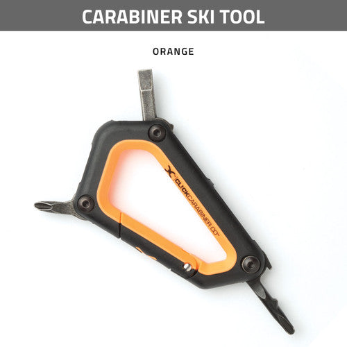 CARABINER SKI TOOL - ORANGE ClickCarabiner –
